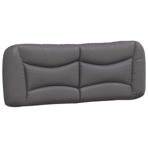 vidaXL Bed Frame without Mattress "Hvar" Grey 140x200 cm Faux Leather