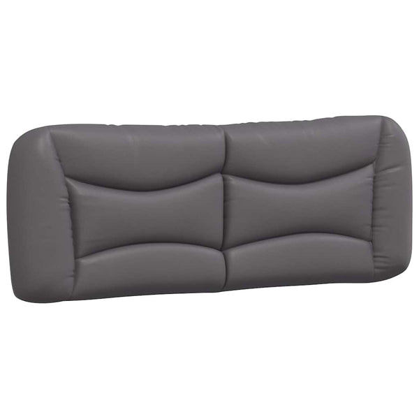 vidaXL Bed Frame without Mattress "Hvar" Grey 140x200 cm Faux Leather
