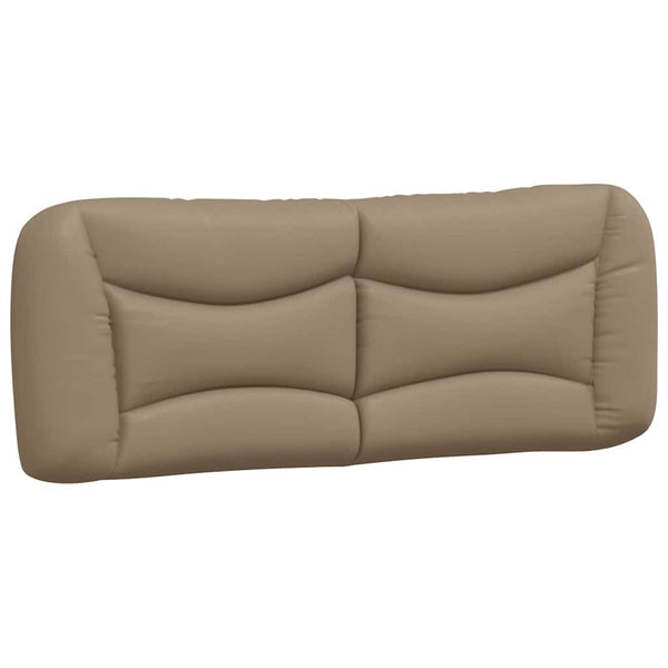 vidaXL Bed Frame without Mattress "Hvar" Cappuccino Brown 140x200 cm Faux Leather