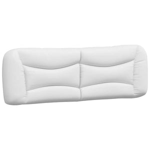 vidaXL Bed Frame without Mattress "Hvar" White 160x200 cm Faux Leather