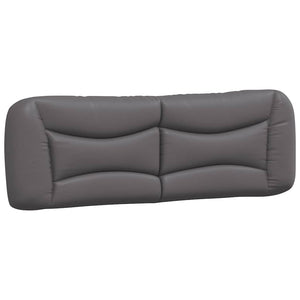 vidaXL Bed Frame without Mattress "Hvar" Grey 160x200 cm Faux Leather