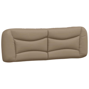 vidaXL Bed Frame without Mattress "Hvar" Cappuccino Brown 160x200 cm Faux Leather