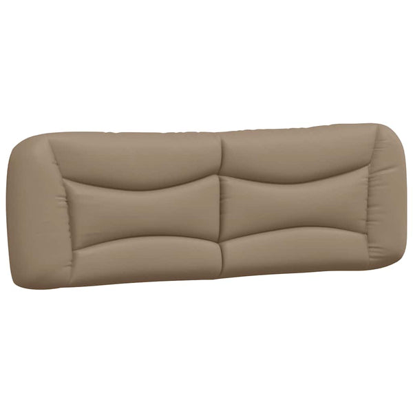 vidaXL Bed Frame without Mattress "Hvar" Cappuccino Brown 160x200 cm Faux Leather