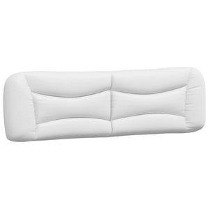 vidaXL Bed Frame without Mattress "Hvar" White 180x200 cm Faux Leather