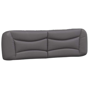 vidaXL Bed Frame without Mattress "Hvar" Grey 180x200 cm Faux Leather