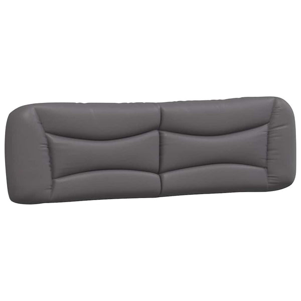vidaXL Bed Frame without Mattress "Hvar" Grey 180x200 cm Faux Leather