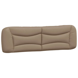 vidaXL Bed Frame without Mattress "Hvar" Cappuccino Brown 180x200 cm Faux Leather