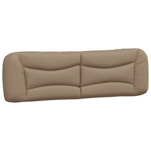 vidaXL Bed Frame without Mattress "Hvar" Cappuccino Brown 180x200 cm Faux Leather