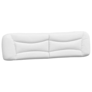 vidaXL Bed Frame without Mattress "Hvar" White 200x200 cm Faux Leather