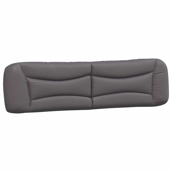 vidaXL Bed Frame without Mattress "Hvar" Grey 200x200 cm Faux Leather