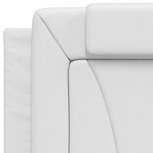 vidaXL Bed Frame "Viana" without Mattress White 90x190 cm Faux Leather