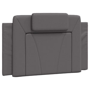 vidaXL "Viana" Bed Frame without Mattress Grey 90x200 cm Faux Leather