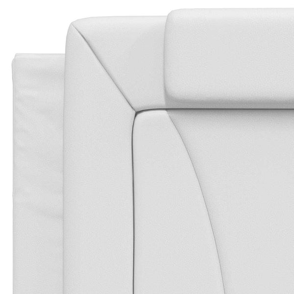 vidaXL Bed Frame "Viana" Without Mattress White 100x200 cm Faux Leather