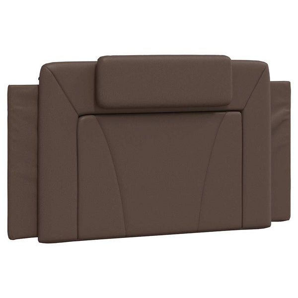 vidaXL "Viana" Bed Frame without Mattress Brown 100x200 cm Faux Leather