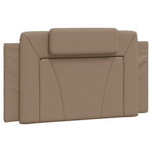 vidaXL Bed Frame "Viana" without Mattress Cappuccino-Brown 100x200 cm Faux Leather