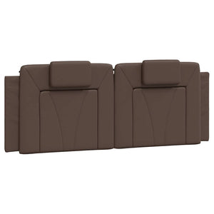 vidaXL "Viana" Bed Frame Without Mattress Brown 140x190 cm Faux Leather