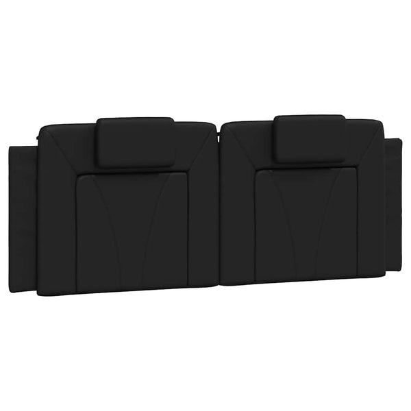 vidaXL Bed Frame "Viana" without Mattress Black 140x200 cm Faux Leather
