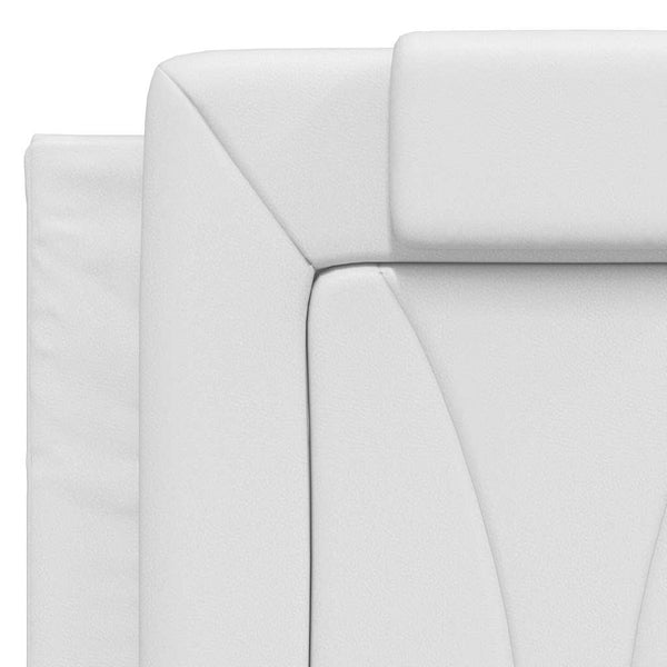 vidaXL Bed Frame "Viana" Without Mattress White 140x200 cm Faux Leather