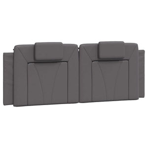 vidaXL "Viana" Bed Frame Without Mattress Grey 140x200 cm Faux Leather