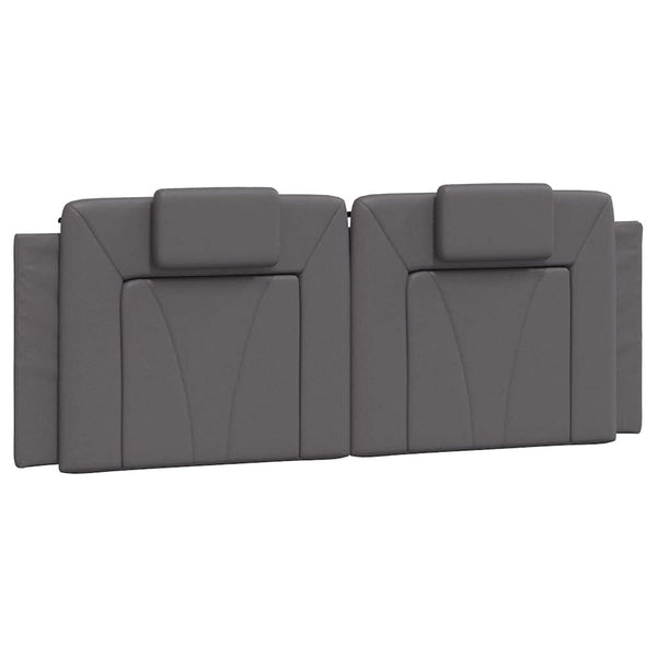 vidaXL "Viana" Bed Frame Without Mattress Grey 140x200 cm Faux Leather