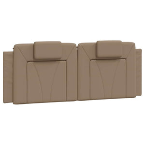 vidaXL "Viana" Bed Frame Without Mattress Cappuccino-Brown 140x200 cm Faux Leather