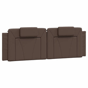 vidaXL Bed Frame "Viana" Without Mattress Brown 160x200 cm Faux Leather