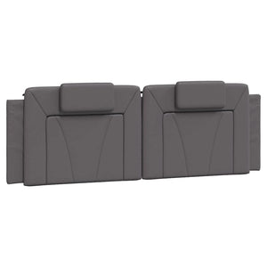 vidaXL Bed Frame "Viana" without Mattress Grey 160x200 cm Faux Leather