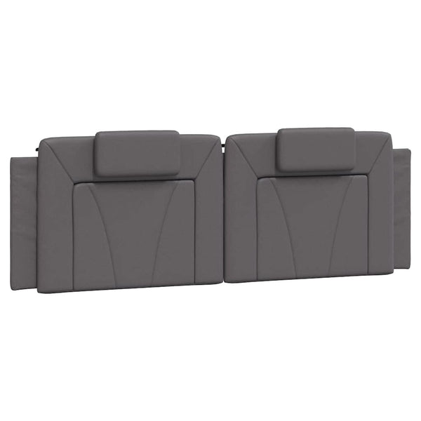 vidaXL Bed Frame "Viana" without Mattress Grey 160x200 cm Faux Leather