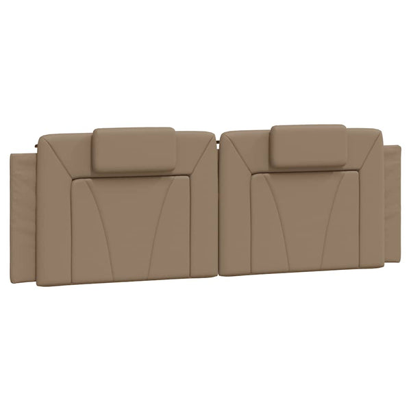 vidaXL Bed Frame "Viana" without Mattress Cappuccino Brown 160x200 cm Faux Leather