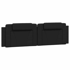 vidaXL "Viana" Bed Frame without Mattress Black 180x200 cm Faux Leather