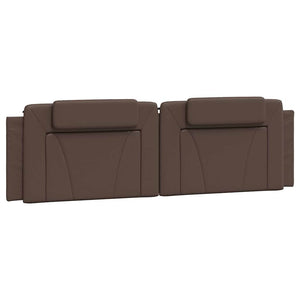 vidaXL "Viana" Bed Frame without Mattress Brown 180x200 cm Faux Leather