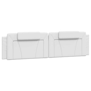 vidaXL Bed Frame "Viana" without Mattress White 200x200 cm Faux Leather