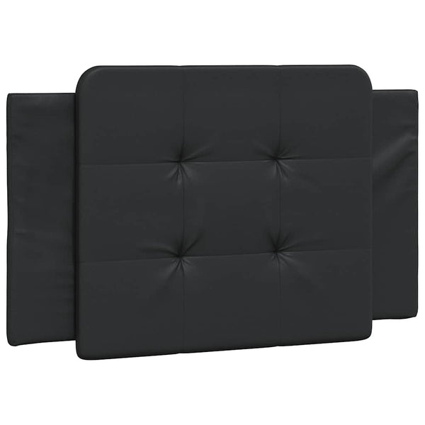 vidaXL Bed Frame without Mattress "Zadar" Black 80x200 cm Faux Leather