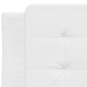vidaXL Bed Frame without Mattress "Zadar" White 80x200 cm Faux Leather