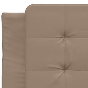 vidaXL Bed Frame without Mattress "Zadar" Cappuccino Brown 80x200 cm Faux Leather