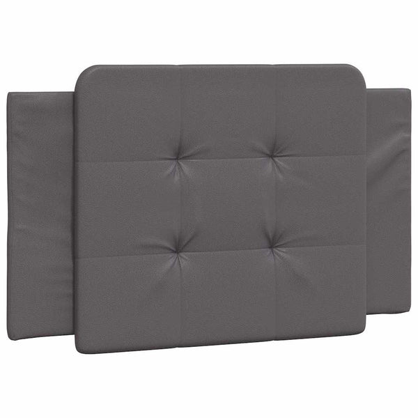vidaXL Bed Frame without Mattress "Zadar" Grey 90x190 cm Faux Leather