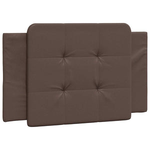 vidaXL Bed Frame without Mattress "Zadar" Brown 90x200 cm Faux Leather