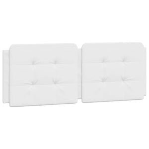 vidaXL Bed Frame without Mattress "Zadar" White 140x190 cm Faux Leather