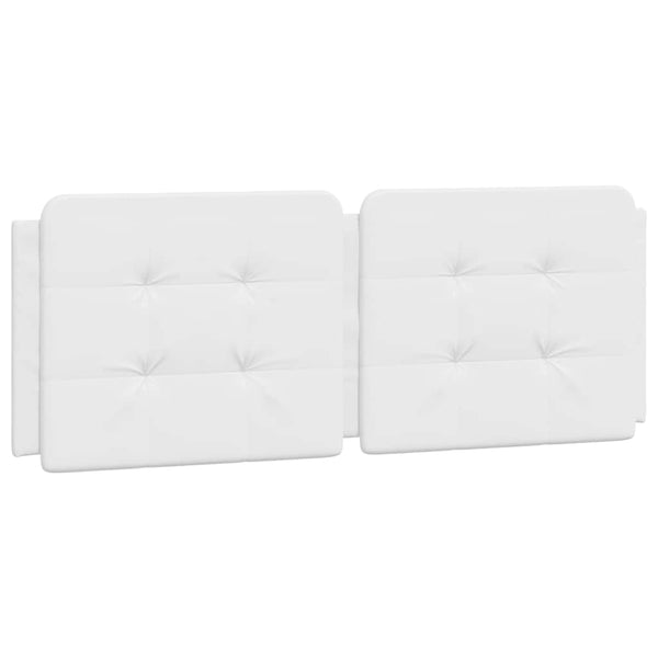 vidaXL Bed Frame without Mattress "Zadar" White 140x190 cm Faux Leather