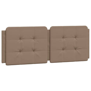 vidaXL Bed Frame without Mattress "Zadar" Cappuccino Brown 140x190 cm Faux Leather