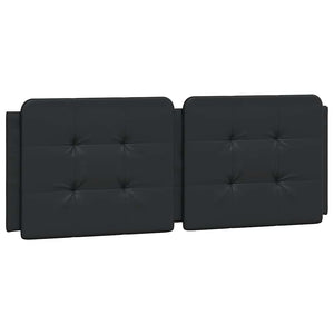 vidaXL Bed Frame without Mattress "Zadar" Black 140x200 cm Faux Leather