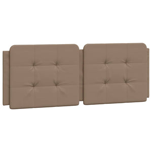 vidaXL Bed Frame without Mattress "Zadar" Cappuccino Brown 140x200 cm Faux Leather
