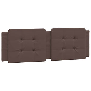 vidaXL Bed Frame without Mattress "Zadar" Brown 160x200 cm Faux Leather