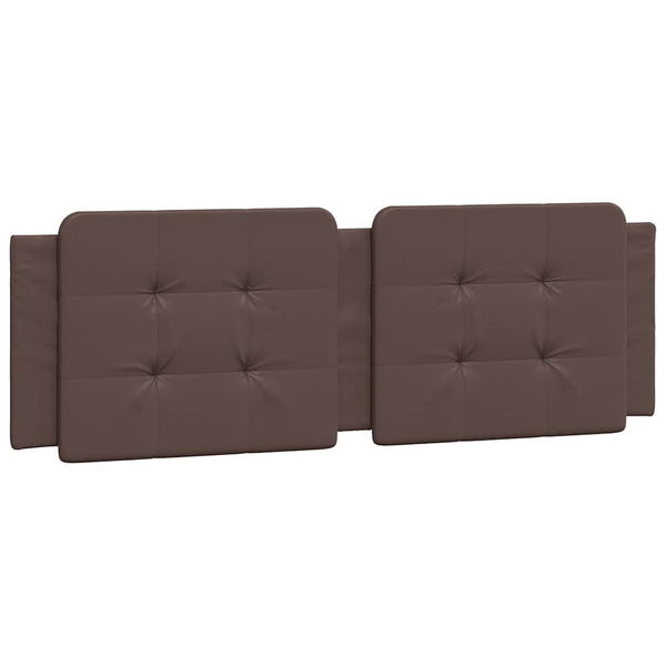 vidaXL Bed Frame without Mattress "Zadar" Brown 160x200 cm Faux Leather