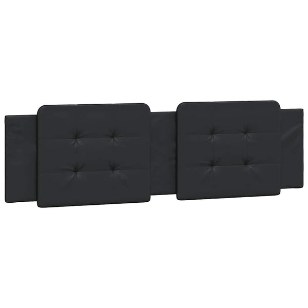 vidaXL Bed Frame without Mattress "Zadar" Black 180x200 cm Faux Leather