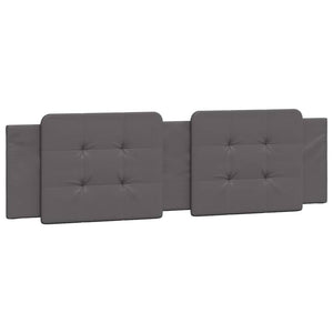 vidaXL Bed Frame without Mattress "Zadar" Grey 180x200 cm Faux Leather