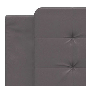 vidaXL Bed Frame without Mattress "Zadar" Grey 180x200 cm Faux Leather