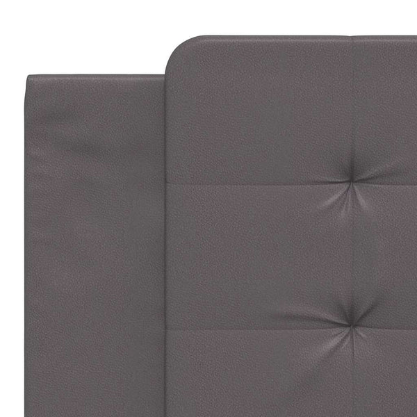 vidaXL Bed Frame without Mattress "Zadar" Grey 180x200 cm Faux Leather