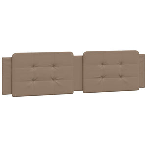 vidaXL Bed Frame without Mattress "Zadar" Cappuccino Brown 200x200 cm Faux Leather