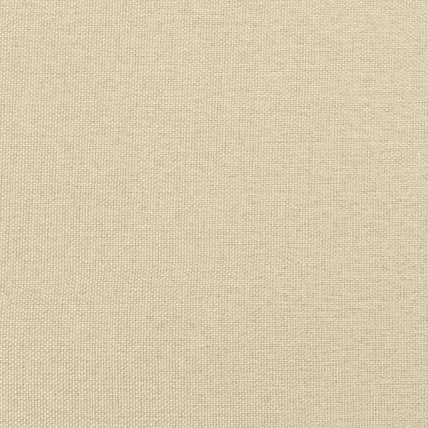 vidaXL "Dover" Cream Bed with Mattress 80x200 cm Fabric